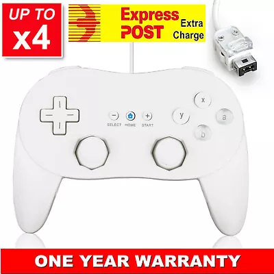 NEW White Classic Pro JoyPad GamePad Game Controller For Nintendo Wii Console • $16.95