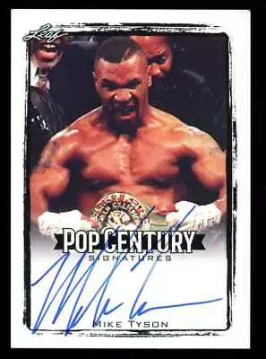 2017 Leaf Pop Century Signatures Mike Tyson On Card Auto Autograph ZC4872 • $202.49