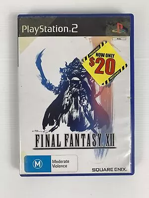 Final Fantasy XII 12 PS2 PLAYSTATION 2 GAME W/Manual • $14.97