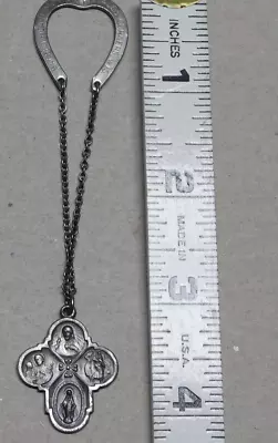 Vintage Religious Medal Chain  Sacred Heart Monastery - Hales Corners Wisconsin • $11