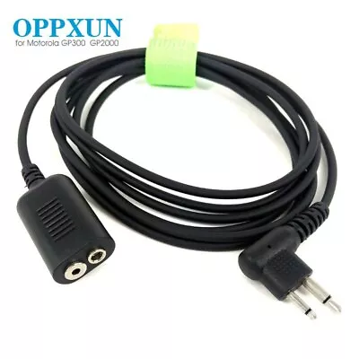 Headset Speaker Microphone Extension Cable For Motorola Earpiece Mic Extend Cord • $14.97