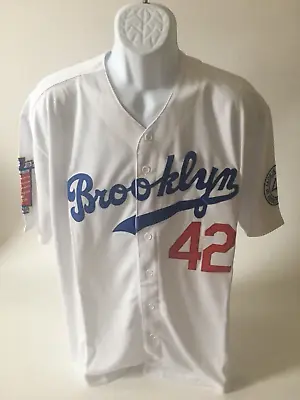 Jackie Robinson # 42 1955 Brooklyn Dodgers MLB Jersey Size Extra Large • $55