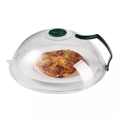 Microwave Food Dish Anti-Splatter Cover Guard Lid Steam Vents Plate Covers • £7.75