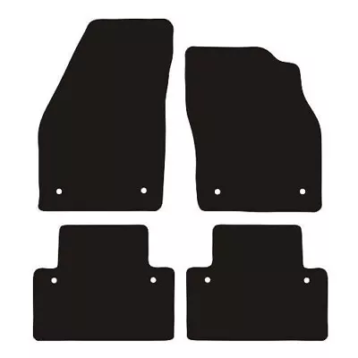 Volvo S40 V40 2004 - 2012 Tailored Black Car Floor Mats Carpets 4 Piece Set • $16.47