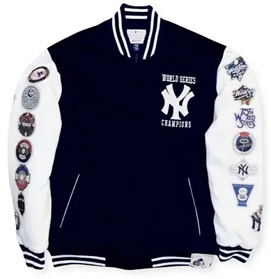 NEW NWT Vintage 2000 NY Yankees MLB G-III Full Zip Jacket XL 26 SeriesChamps Y2K • $299.99