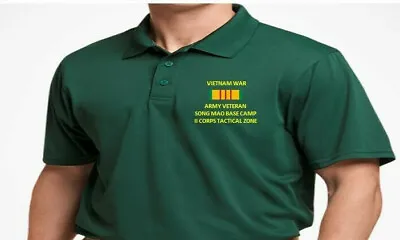 Song Mao Base Camp Ii Corps Tz Army Vietnam*embroidered Polo Shirt/sweat/jacket. • $89.95