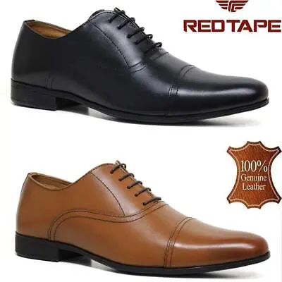 Mens Leather Shoes Lace Up Formal Smart Casual Office Party Dress Wedding Shoes • £24.95