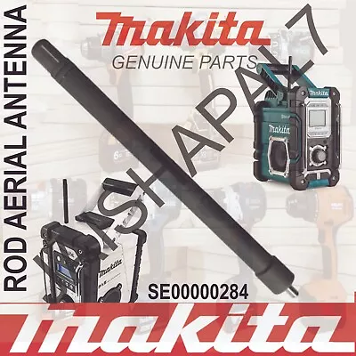 Makita Genuine DAB Radio Aerial Rod Antenna For BMR104 BMR104W DMR104 DMR104B • £7.95