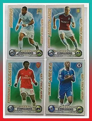 08/09 Topps Match Attax Extra Premier League Trading Cards  -  Hat-Trick Hero • £2.50