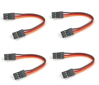 $9.95 • Buy Walkera V120D02S 10CM Male To Male Servo Lead (JR) 26AWG Wire Cable 4 Pack