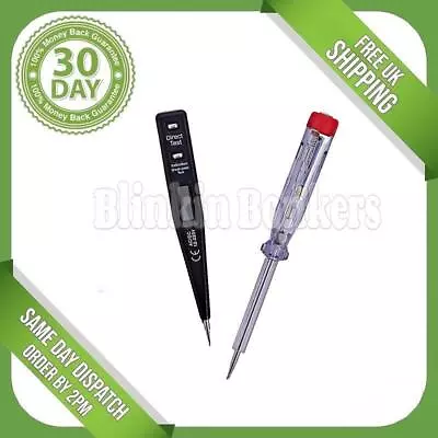 £3.39 • Buy 2pc Digital Mains Circuit Tester Screw Driver Voltage Pen Electrical Screwdriver