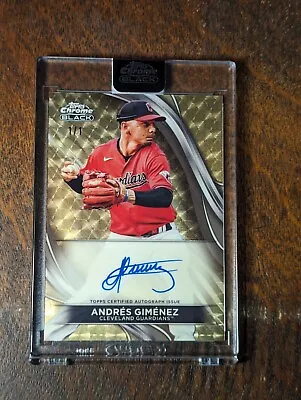 2024 Topps Chrome Black Andres Gimenez Super Fractor 1/1  • $200