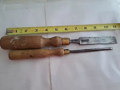 2 Vintage  Swearby   Wood Chisels. Sheffield Eng. • $17.95