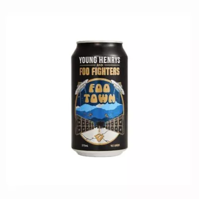 FOO FIGHTERS Young Henrys Foo Town Lager Beer Can MAN CAVE Not CD DVD Ticket • $14.99