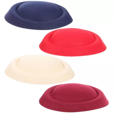  4pcs Hat Fascinator Base Round Hat Support Base DIY Hat Base Hat Holder • £12.35