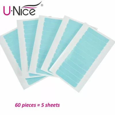 UNice 60pcs Double Sided Adhesive Super Tape For Tape In Hair Extensions Weft US • $8.55