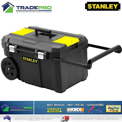$139 • Buy Stanley® Tool Chest Box PRO Mobile With Wheels Large Lockable Roller Storage 