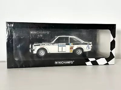 Extremely Rare 1:18 Minichamps 1975 Ford Escort RS 1800 Rally Limited Edition!! • £85