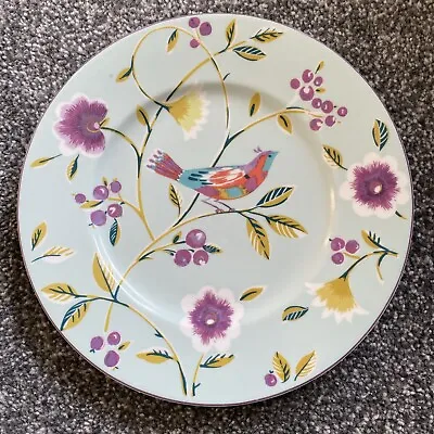 PLATE.  Collier Campbell For M & S  Superfine China. Colourful Bird.   8” Dia • £4.95