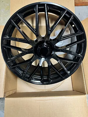 Set Of 4 18  Gloss Black Mercedes Benz AMG Wheels Rims C43 C63 C300 S500 GL350 • $985