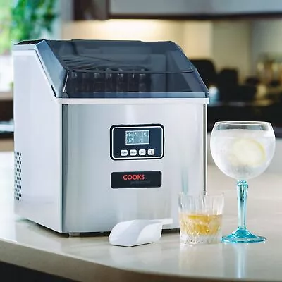 Ice Cube Maker Machine Electric Counter Top Ice Maker 22KG  Home Kitchen • £199.99