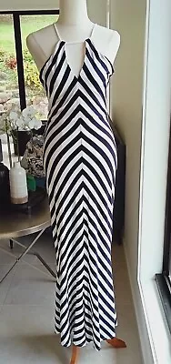 NEW! Forever New Black & White Stretch Maxi  Dress 8 • $55