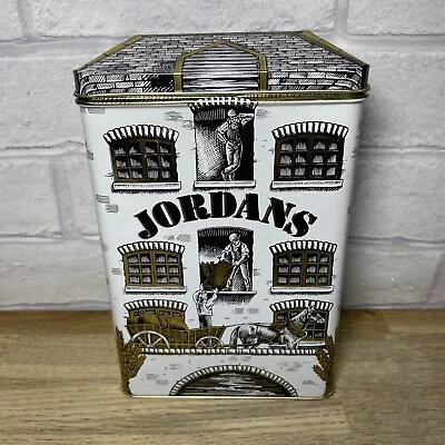 Vintage Jordans The Original Crunchy Tropical Fruits Tin 1997 Collectible • £9.99