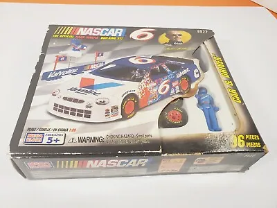 NASCAR #6 Mark Martin Building Set Stock Car & Driver 1:29 Scale #9922 Mega Blok • $6.95