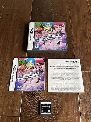 Monster High Skultimate Roller Maze  Nintendo DS Complete Tested Authentic🔥 • $14