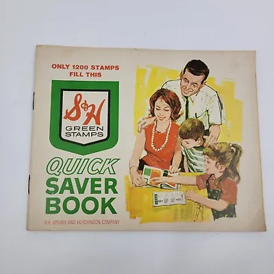 S & H Green Stamps Quick Saver Book  • $6