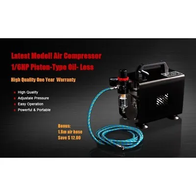 1/6HP Mini Air Compressor For Spray Gun Air Brush • $119.95