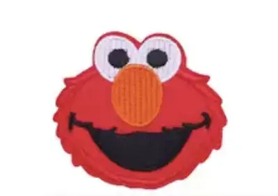 1pc  Cartoon Elmo Monster Embroidered Patch Cloth Iron On Applique Craft Sewing • $3.21