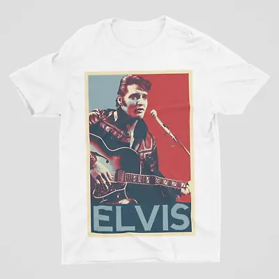 Elvis T-Shirt The King 50s 60s 70s Retro Tee  • £5.99