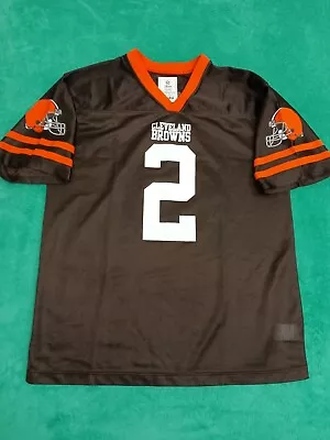 Johnny Manziel #2 Cleveland Browns Nike Football Jersey Size Youth Large • $24.99