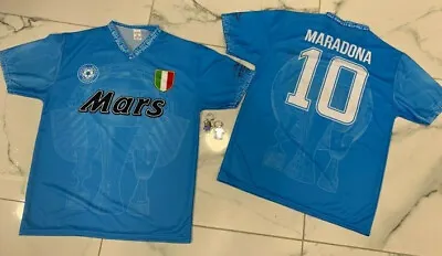 1 Shirt Fan Of Maradona Naples Mars Replica El Boy De Gold + Keyring Diego • £19.32