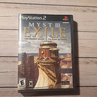 Myst III: Exile 3 GAME & CASE Playstation 2 PS2 No Manual • $3.99