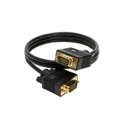 6FT VGA/SVGA Cable Male To Male Monitor TV Video Wire 15 PIN Plug & Play Cord • $5.97