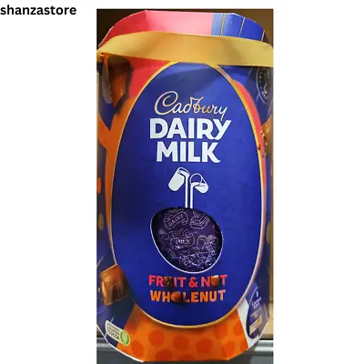 Cadbury Dairy Milk FRUIT & NUT WHOLENUT 249g ( Pack Of 1 )  BBE 31/07/2023 • £8.49