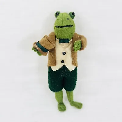 Midwest Of Cannon Falls Heart Felts FROGGIE WENT A COURTIN' 5  Felt Ornament • $34.99