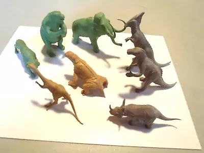 Marx 2nd Series Dinosaurs/Mammals Vintage 1960s Prehistoric Playset Full Set 8 • $75