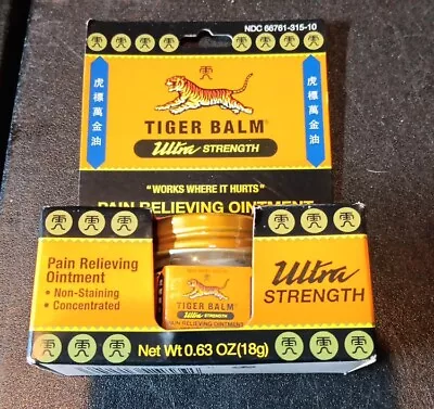 Tiger Balm Ultra Strength Pain Relieving Ointment Count Of 1 By Tiger Balm(H2) • $17.99