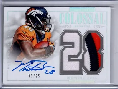 MONTEE BALL 2014 National Treasures Colossal Patch AUTO / AUTOGRAPH #d /25 • $14.99