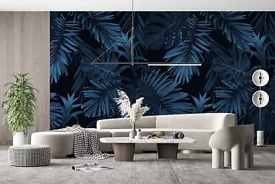 3D Tropical Palm Plant Leaf Wallpaper Wall Murals Removable Wallpaper • $163.09