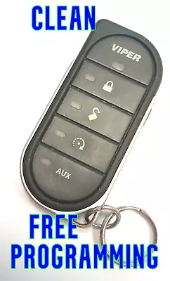 Clean Viper Keyless Remote Start Fob Alarm Clicker Transmitter 7856v Ezsdei7856 • $44.77