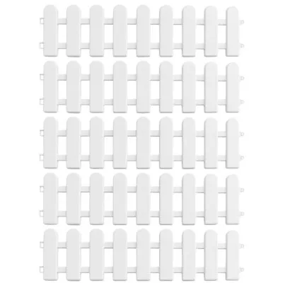 Small Picket Fence Edging Plastic Palisade Fence Picket Fence • £13.75