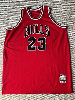 Michael Jordan Chicago Bulls Jersey Hardwood Classics Mitchell Ness 1984-85 USED • $59.99