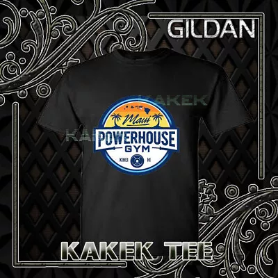 New Shirt Maui Powerhouse Gym Logo  Men's Black T- Shirt Funny Size S To 5XL • $19.99