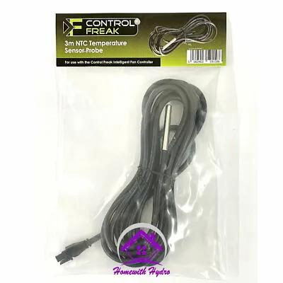 Control Freak Fan Controller Thermostatic Probe Smart Cable Lead Hydroponics • £19.90