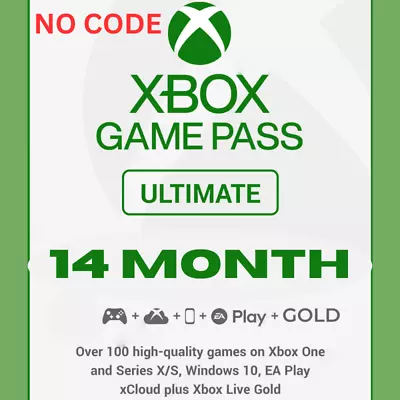 Xbox Game Pass Ultimate 12-Months + 2 Month | Global 🌏 Live Gold 🥇 • £59.99