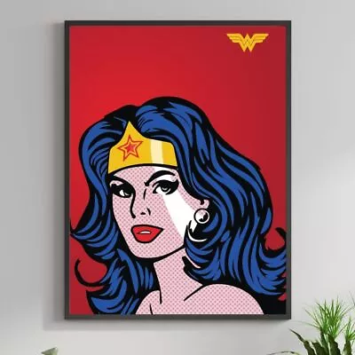 Wonder Woman Giclée Art Print Andy Warhol 24x36 Roy Lichtenstein Pop Art • $8.99